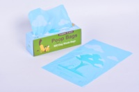Sacs à déjections pour animaux de compagnie biodégradables, imperméables et durables OEM ODM - Sacs écologiques anti-fuites pour chien avec distributeur portable pour la promenade