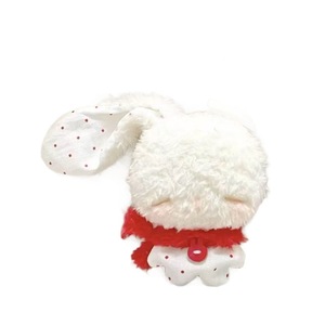 Joli pouf lapin blanc à pois apaisant en peluche avec rembourrage en coton PP pour bébés <span class=keywords><strong>et</strong></span> adultes, idéal pour dormir - Product Image 5