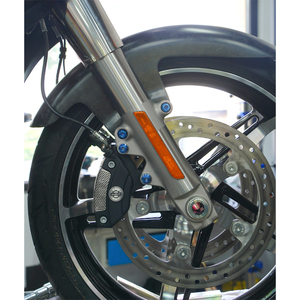 Chiefdom Bremssattelhalterung und Vorderer Kotflügel Titanlegierung Schrauben für H-D Touring Softail XL Sportster Motorrad - Product Image 3