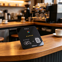 En gros, Panneau de table en PVC durable, étanche, personnalisable, avec puce NFC programmable pour avis Google et retour client