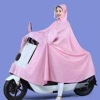 Ponchos de pluie légers en PVC pour adultes, imperméables, coupe-vent, pour moto et cyclomoteur