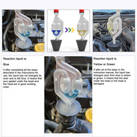 Détecteur de fuite de joint de culasse de cylindre CO2 100ML / Outil de diagnostic automobile pour tester par changement de couleur du liquide