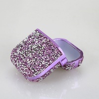 Étui de rangement pour écouteurs sans fil en diamant de luxe, étui pour écouteurs Imd Flower, étui pour casque, étui pour casque Hone