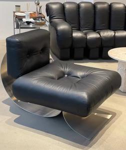 Sillón Alta Moderno <span class=keywords><strong>y</strong></span> Elegante con Sofá Cama Convertible, Nuevo Diseño para Balcón <span class=keywords><strong>y</strong></span> Sala de Estar, Tapicería de Tela - Product Image 5