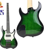 Guitare Basse Électrique Headless de Voyage Pratique Design Léger Original pour Débutants en Musique Fêtes Hommes et Femmes
