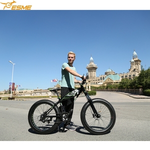 Vélo tout-terrain (fatbike) 24-26 pouces, cadre en alliage d'aluminium 20x4.0, fourche en alliage, suspension, avec système de freinage, pour hommes, fabrication en usine. - Product Image 5