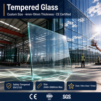 Vente en gros d'usine : Verre flotté transparent 6MM, 8MM, 10MM, 12MM, Verre trempé transparent – Fabricants