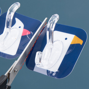 Damage-Free <strong>Hooks</strong> - No Drill <strong>Adhesive</strong> Wall <strong>Hooks</strong>, Holds 5kg/11lbs, Removable Without Residue for <strong>Tile</strong>, Bathroom, Kitchen - Product Image 4