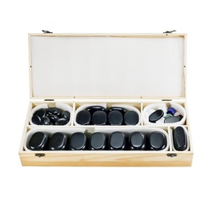 Juego <span class=keywords><strong>de</strong></span> 64 piezas <span class=keywords><strong>de</strong></span> <span class=keywords><strong>piedras</strong></span> calientes <span class=keywords><strong>para</strong></span> masaje, juego Premium <span class=keywords><strong>de</strong></span> rocas <span class=keywords><strong>de</strong></span> <span class=keywords><strong>basalto</strong></span>, Spa, Kit profesional, curación relajante, juego <span class=keywords><strong>de</strong></span> <span class=keywords><strong>piedras</strong></span> lisas negras con caja - Product Image 2