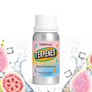 TERPLAX Terpeni Botanici Naturali Miscela di Aromi Glacial Guava Ice Tobacco 99,5%-100% Purezza 120ml Concentrato Aromatico di Terpeni - Product Image 1