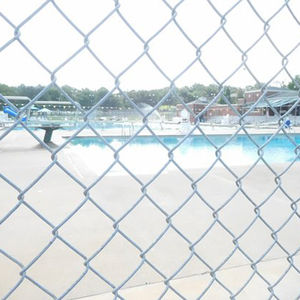 Galvanized Welded Wire Roofing Security <b>Fence</b> PVC Coated Steel Garden Chain Mesh Panel Link <b>Fence</b> <b>Metal</b> Frame Heat Eco-Friendly - Product Image 4