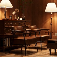 Meubles de restaurant vintage de style américain du milieu du siècle, tables de bar, chaises, canapés de pub, canapés de café commercial, pour l'exportation