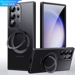 แหวนแม่เหล็กหมุนได้ 360 องศา ขาตั้งแม่เหล็กแบบซ่อน ออกแบบเฉพาะสำหรับเคส Samsung Galaxy S22 Plus สำหรับผู้หญิงและผู้ชาย - Product Image 1