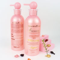Lait Corporel Hydratant Éclaircissant Gluta Magic Acide AHA 500ml, Forte Lotion Corporelle Blanchissante à la Vitamine C pour Adultes Or