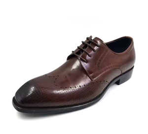 Zapatos Oxford de Vestir para Hombre, de Cuero Genuino, Forro de Piel de Cerdo, Punta Puntiaguda, con Cordones, Transpirables, Suela de Goma Antideslizante, Formales - Product Image 5