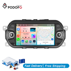 Radio de Auto Android Podofo para FIAT TIPO EGEA 2015-2017, 7 Pulgadas, 6+128G, 2 Din, Estéreo, Carplay/Android Auto Inalámbrico, GPS/Wifi/EQ, Audio para Auto - Product Image 1