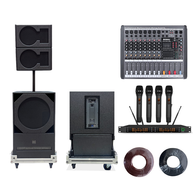 MORIN 1000-person Mobile Performance Sound Box Equipment Full Voltage Waterproof with Aviation Cabinet Hi-Res Audio 3000W Output