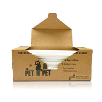 Sac à litière pour chat biodégradable et non parfumé, en plastique épaissi, écologique, en promotion
