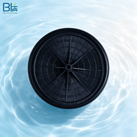 Diffuseur d'aération microporeux BELI en EPDM 340 mm 500 L/heure, aération à bulles fines pour le traitement des eaux usées