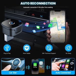 Boîte universelle sans fil CarPlay & Android Auto KA08 Bluetooth/Wi-Fi/USB-A, <span class=keywords><strong>adaptateur</strong></span> de navigation musicale pour <span class=keywords><strong>voiture</strong></span> de petite taille - Product Image 6