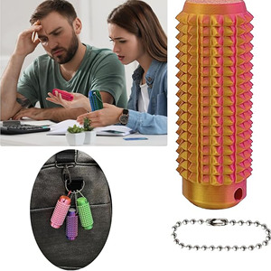 Ít ouchies Giảm Căng Thẳng <span class=keywords><strong>Fidget</strong></span> Spiky grippie đồ chơi positiv mini massager Keychain cho sự lo lắng cứu trợ đồ chơi gập ghềnh với công cụ Stim - Product Image 2