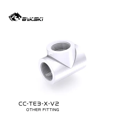 Bykski CC-TE3-X-V2 Tee 3-wege Premium T-förmiges Split-Wasser-Kühlgelenk