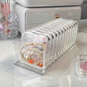 Boîte de Rangement Transparente pour <span class=keywords><strong>Ongles</strong></span>, Boîte de Rangement pour Badges, Grand Emballage Fait Main pour Faux <span class=keywords><strong>Ongles</strong></span>, Boîte Vide Carrée pour Colliers - Product Image 4