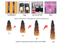 French Curly Braiding Hair 24 Inch Loose Wave Spiral Curly Crochet Hair Black Women Pre Stretched Braiding Hair with Curly Ends
