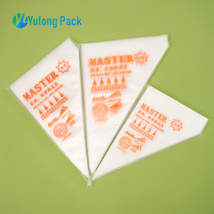 10 inç gıda sınıfı HDPE malzeme tek kullanımlık 100 ambalaj pişirme dekorasyon kullanımı tek kullanımlık pasta buzlanma sıkma torbası pasta torbası - Product Image 2