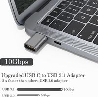 Adaptador USB tipo C a USB 3,0 hembra OTG para MacBook Pro2019, MacBook Air 2020, iPad Pro 2020 y otros dispositivos tipo C