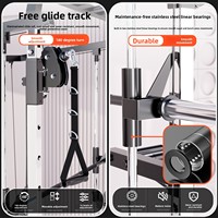 Rack de musculation Smith de qualité commerciale pour la musculation en salle de sport, équipement d'entraînement complet multifonction tout-en-un