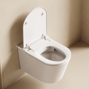 <span class=keywords><strong>Inodoro</strong></span> de cerámica inteligente automático S030, montaje en pared blanco, <span class=keywords><strong>inodoro</strong></span> inteligente <span class=keywords><strong>suspendido</strong></span>, tanque de agua para colgar, inodoros inteligentes - Product Image 3