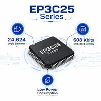 Microcontrôleur IC FPGA EP3C25F256C8N 81 E/S 256FBGA Montage en surface