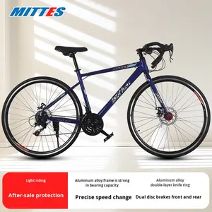 सड़क बाइक पर्वत बाइक रेसिंग बाइक <span class=keywords><strong>28</strong></span> इंच अल्ट्रा-लाइट एल्यूमीनियम मिश्र धातु दोहरे डिस्क ब्रेक वयस्क चर गति - Product Image 6