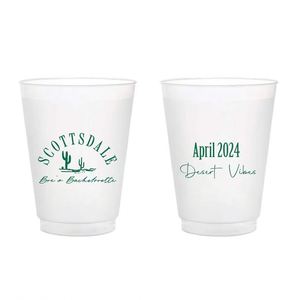 Vasos Flexibles Reutilizables Personalizados, Resistentes a los Golpes, para Despedida de Soltera, Recuerdos de Fiesta de Plástico, Artículos Promocionales para Fiestas - Product Image 1