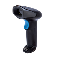 Lecteur de codes-barres USB filaire 1D, scanner de codes-barres CMOS 2D portable, 300 lectures/secondes pour l'inventaire d'entrepôt