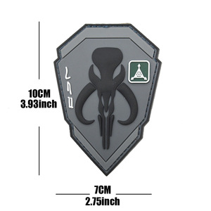Parche táctico de goma 3D de PVC impermeable y ecológico <span class=keywords><strong>Bounty</strong></span> <span class=keywords><strong>Hunter</strong></span>, listo para enviar, para chalecos, cascos y mochilas - Product Image 3