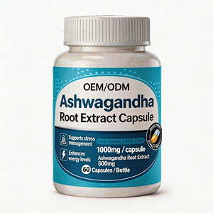 Ashwagandha-Wurzelextrakt-Kapseln 600mg Ashwagandha Unterstützt Stressmanagement & Steigert Energielevel OEM/ODM Nahrungsergänzungsmittel - Product Image 1