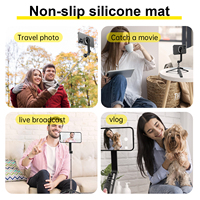 TELESIN Mini Stick, bâton de selfie magnétique extensible, portable, pliable, stable, pour les voyages, la plage / les téléphones