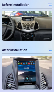 Autoradio tactile Android avec Carplay pour tableau de bord <span class=keywords><strong>Ford</strong></span> Fiesta 2009-<span class=keywords><strong>2020</strong></span> (compatible caméra AHD 2016) - Product Image 6