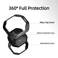 Coque de clé de luxe en alliage de zinc pour télécommande sans clé Chery Jetour T2 2023-2025, 4 boutons