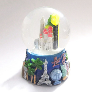 Globo de Nieve Decorativo para el Hogar con Diseño Personalizado de Paisajes Urbanos de EE. UU., Los Ángeles, California, Nueva <span class=keywords><strong>York</strong></span>, Canadá, Recuerdo - Product Image 5