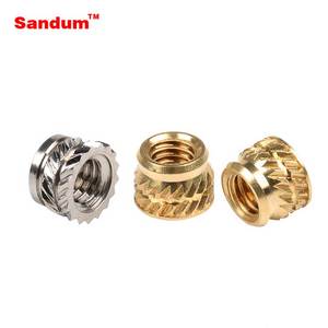 Điện thoại di động vỏ nhiệt thiết lập Threaded chèn Nut nhỏ Threaded Brass Nut QT-M1.4x1.8-OD2.3 IUTB-M1.4-1.8 SL-M1.4-1.8 - Product Image 1