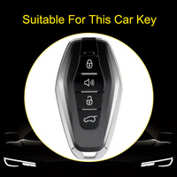 Innofit CRE1 Vente à Chaud Housse de Clé en TPU pour Chery Jetour Jietu X70 X90 PLUS Or Argent Bord Accessoires de Voiture ODM