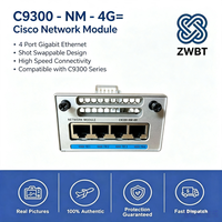 Nouveau module d'extension réseau SFP 4 ports 1G Catalyst 9300 C9300-NM-4G= avec bande passante de liaison ascendante aggregée de 4 Gbit/s – En stock