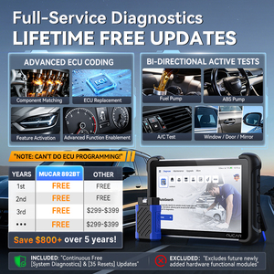 MUCAR 892BT AI Prower Scanner automobile professionnel CANFD DOIP Codage bidirectionnel <span class=keywords><strong>de</strong></span> l'ECU Outils <span class=keywords><strong>de</strong></span> diagnostic automobile complets - Product Image 3