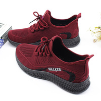 Chaussures pour femmes de style ancien de Pékin, nouvelle mode, polyvalentes, baskets légères à enfiler en maille tricotée, pour le commerce transfrontalier