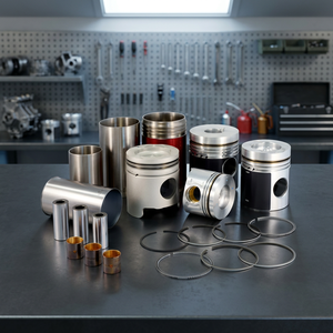 Nouveaux pistons en alliage d'aluminium M57 pour 6 cylindres, rénovation/amélioration - Marque LU, garantie 1 an, origine TW, service OEM/ODM, MOQ 1 ensemble - Product Image 3