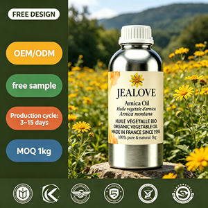 Huile d'Arnica 100% Pure et Naturelle, Infusée pour l'<span class=keywords><strong>Anti</strong></span>-inflammation, le Soulagement des Contusions, le Massage, l'Aromathérapie, Matière Première Cosmétique en Vrac - Product Image 1
