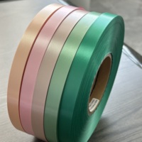 Bande de cheveux nouveau ruban de satin de polyester de couleur unie pour la décoration